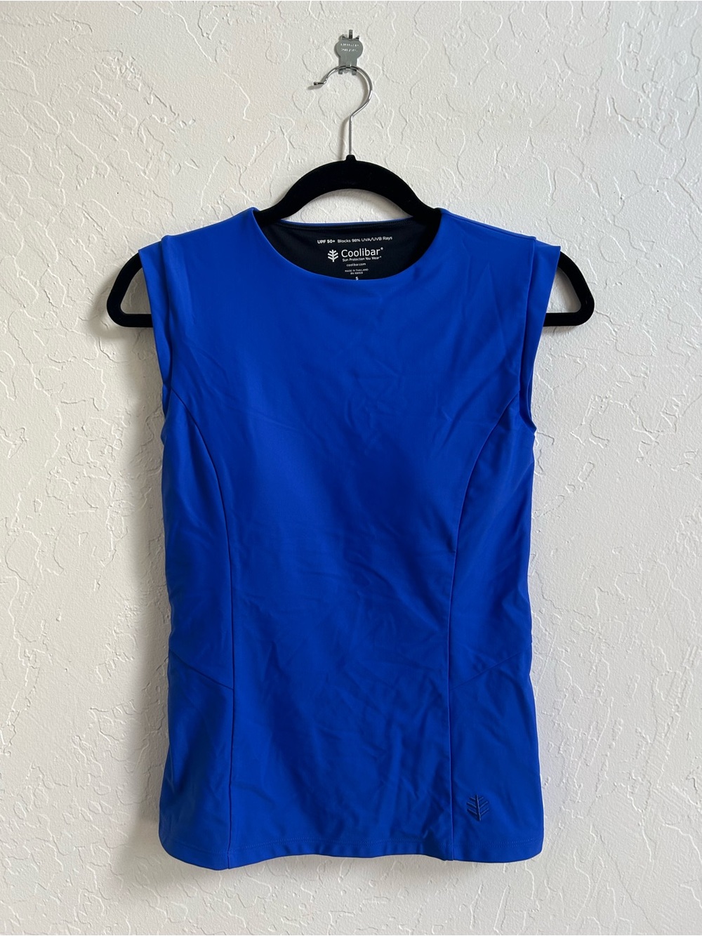 Coolibar Teal Blue UPF 50+ Sleeveless Performance Tank - Picture 3 of 8